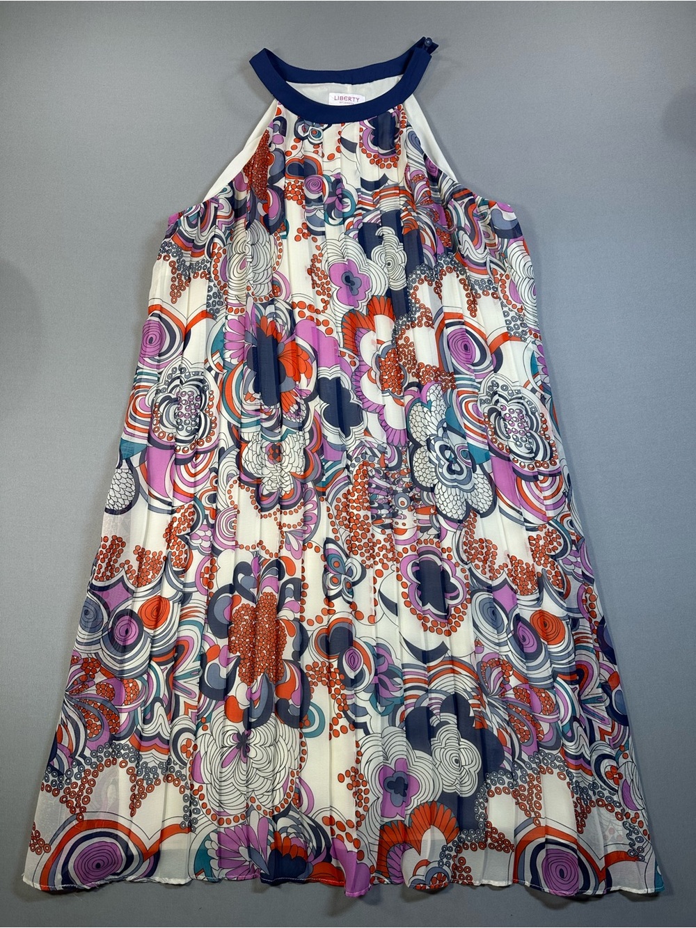 Liberty of London for Target Pleated High-Neck Floral Dress - Womens Large - Picture 2 of 15